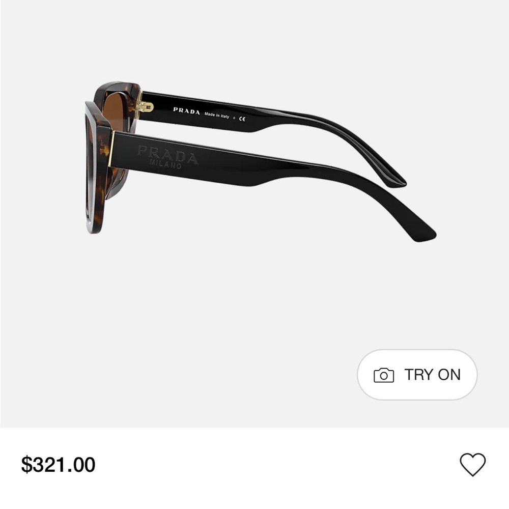 Prada Tortoise Shell Women's Sunglasses - Picture 3 of 5